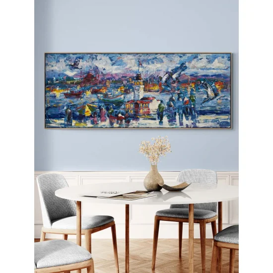 Salacaktan Seyir Yağlı Boya Tablosu