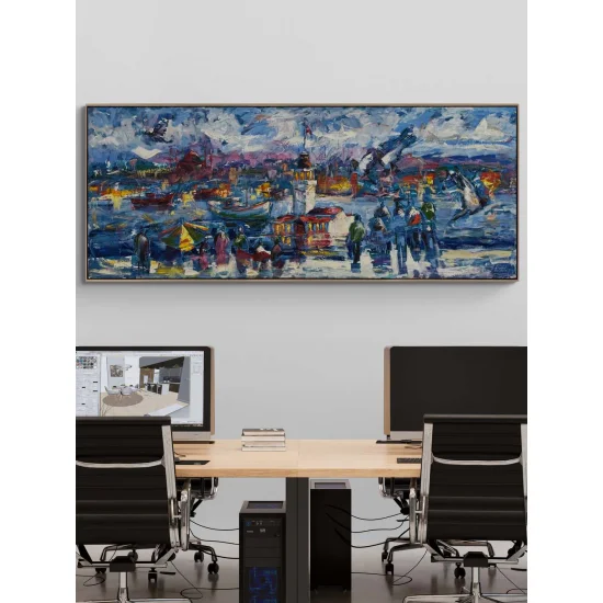 Salacaktan Seyir Yağlı Boya Tablosu