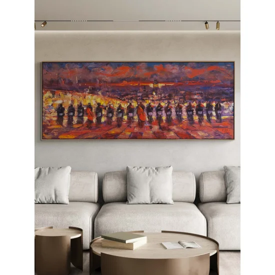 İstanbul Boğazının Orkestrası Yağlı Boya Tablosu