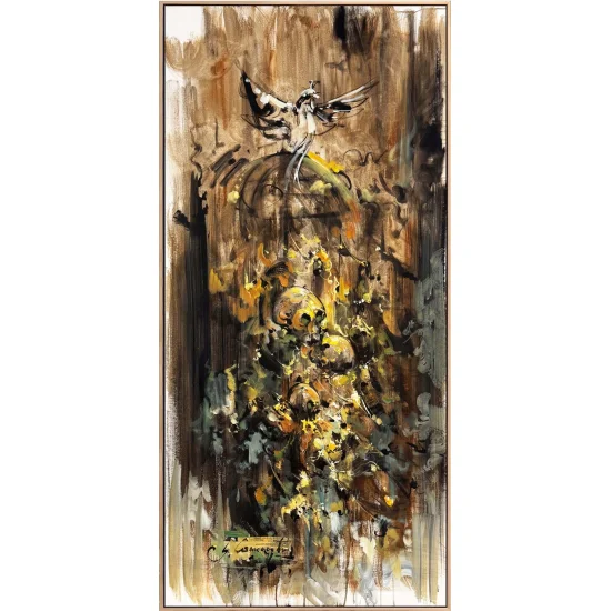 The Scream Inside the Cag Oil Painting