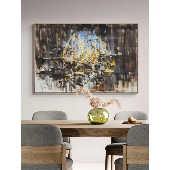 Foggy Time Oil Painting