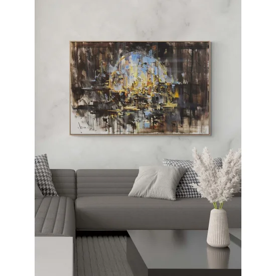 Foggy Time Oil Painting