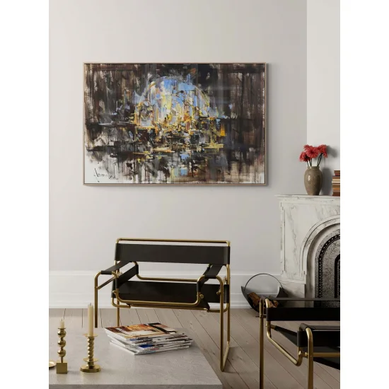 Foggy Time Oil Painting