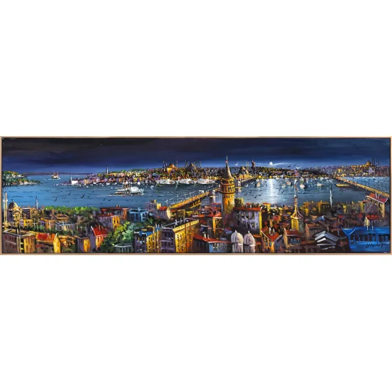 İstanbul Saklı Zaman Yağlı Boya Tablosu