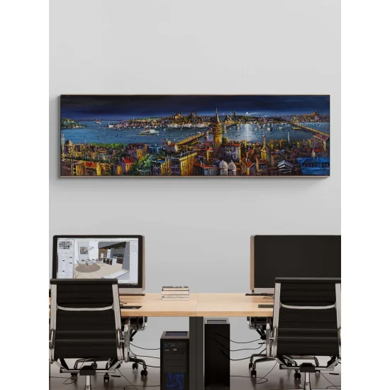 İstanbul Saklı Zaman Yağlı Boya Tablosu