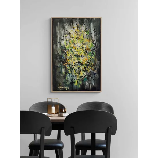 Işığın Mimarlığı Yağlı Boya Tablosu