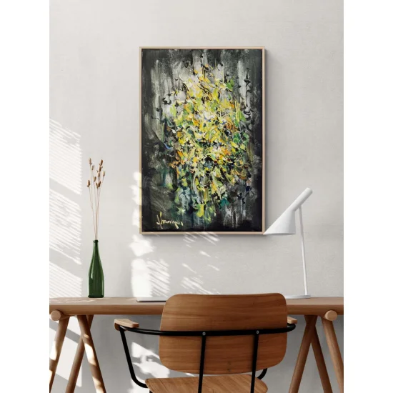 Işığın Mimarlığı Yağlı Boya Tablosu