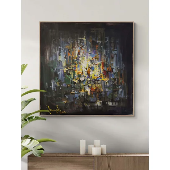 Silence Exploding Inside Me Oil Painting