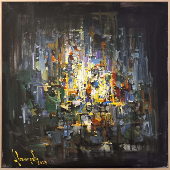 Silence Exploding Inside Me Oil Painting