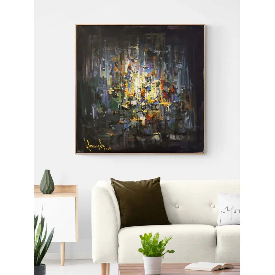 Silence Exploding Inside Me Oil Painting