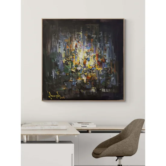 Silence Exploding Inside Me Oil Painting