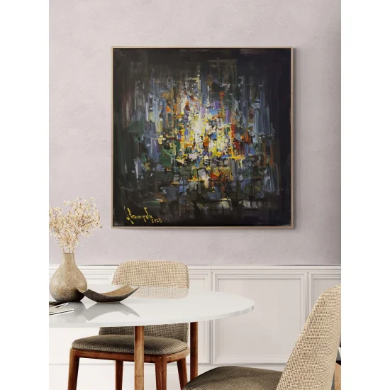 Silence Exploding Inside Me Oil Painting