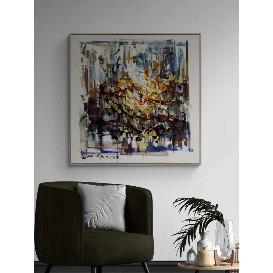 Çizginin Ötesi Yağlı Boya Tablosu