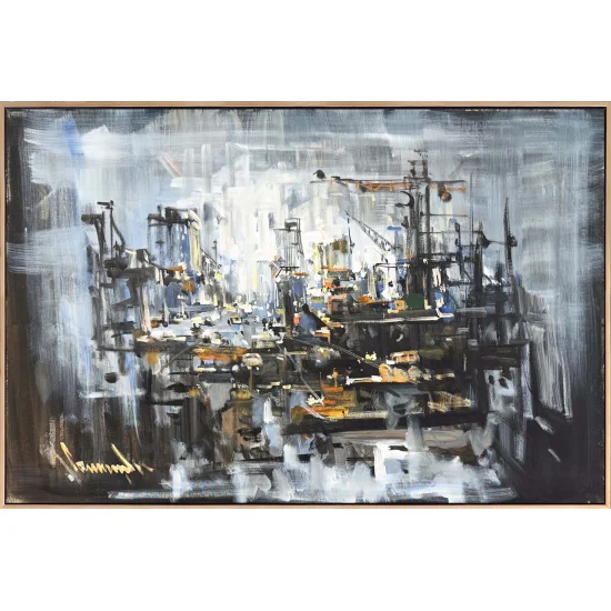 Zamanın Çözüldüğü An Yağlı Boya Tablosu