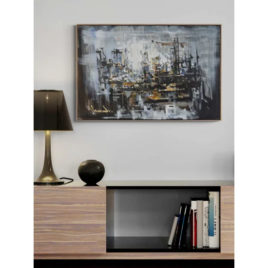 Zamanın Çözüldüğü An Yağlı Boya Tablosu