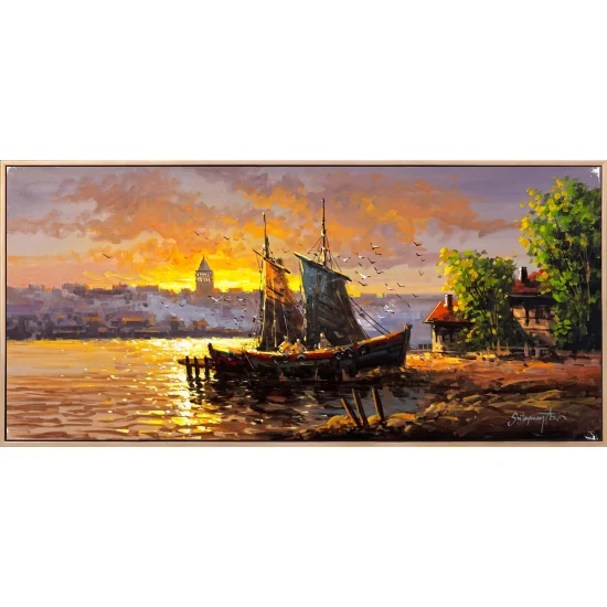 İstanbul’un Rüyası Yağlı Boya Tablosu