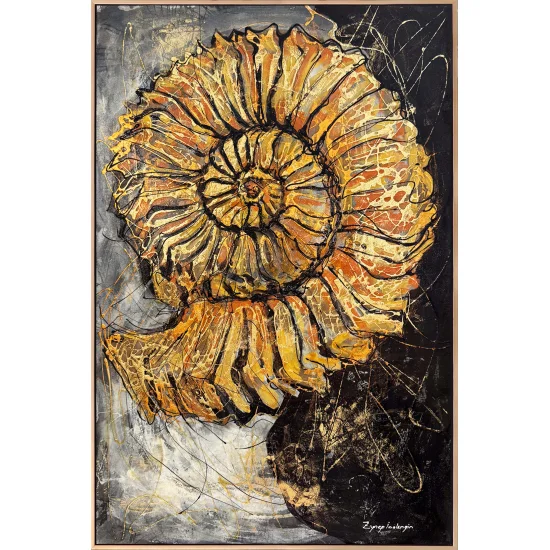 Altın Fosil Yağlı Boya Tablosu