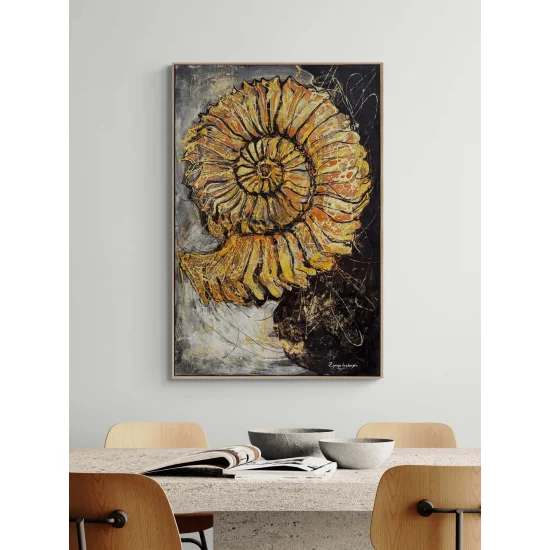 Altın Fosil Yağlı Boya Tablosu