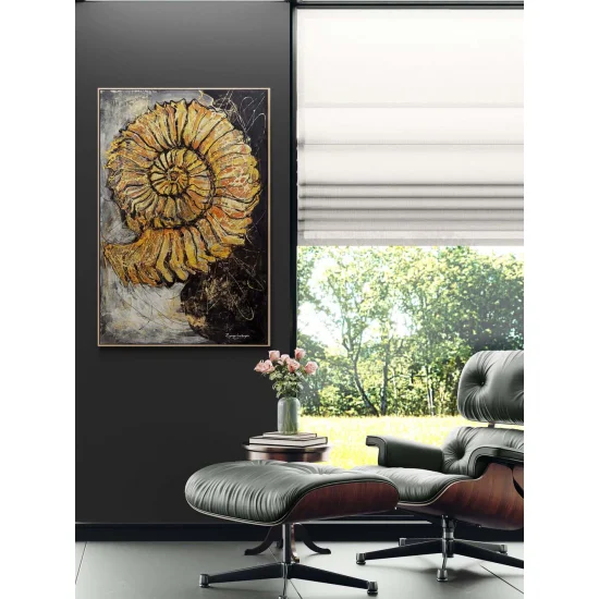 Altın Fosil Yağlı Boya Tablosu