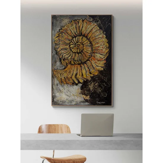 Altın Fosil Yağlı Boya Tablosu