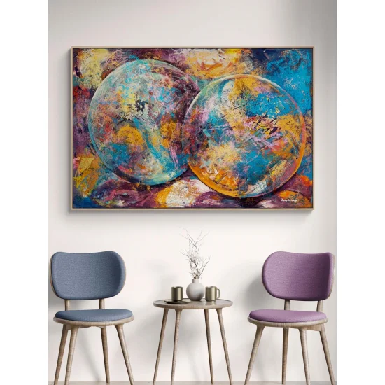 Spheres Among Colors Oil Painting