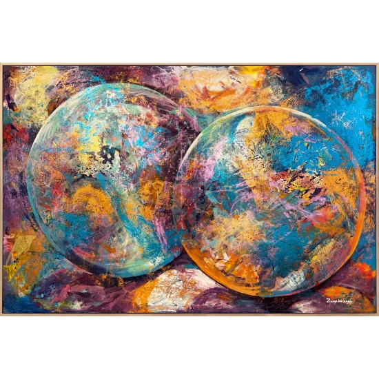 Spheres Among Colors Oil Painting