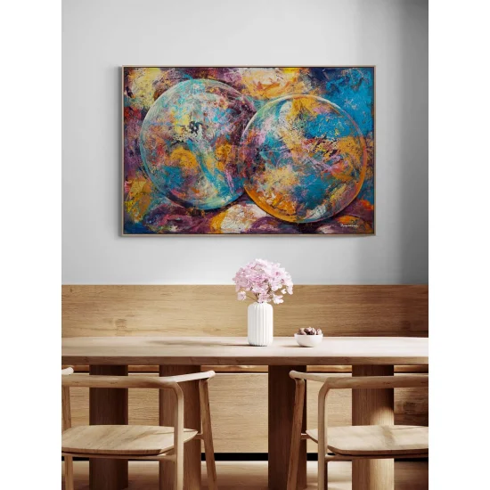 Spheres Among Colors Oil Painting