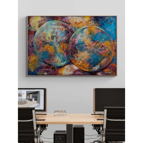 Spheres Among Colors Oil Painting