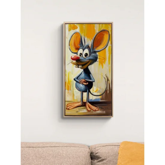 Peynir Avcısı Yağlı Boya Tablosu