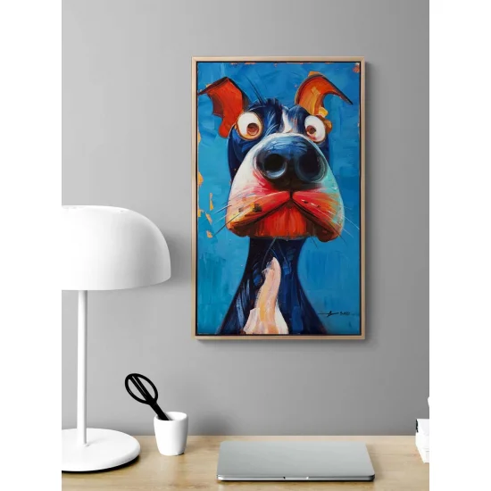 Meraklı Burun Yağlı Boya Tablosu