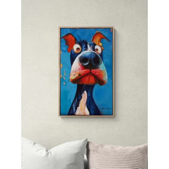 Meraklı Burun Yağlı Boya Tablosu