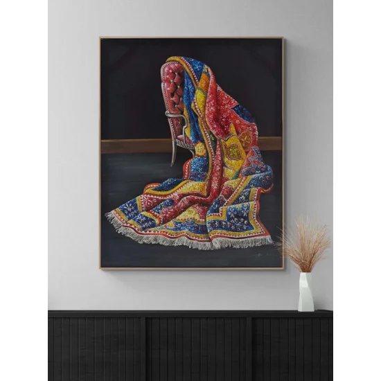 Geleneklerin Gölgesinde Yağlı Boya Tablosu