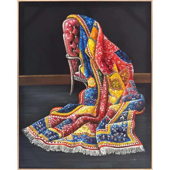 Geleneklerin Gölgesinde Yağlı Boya Tablosu