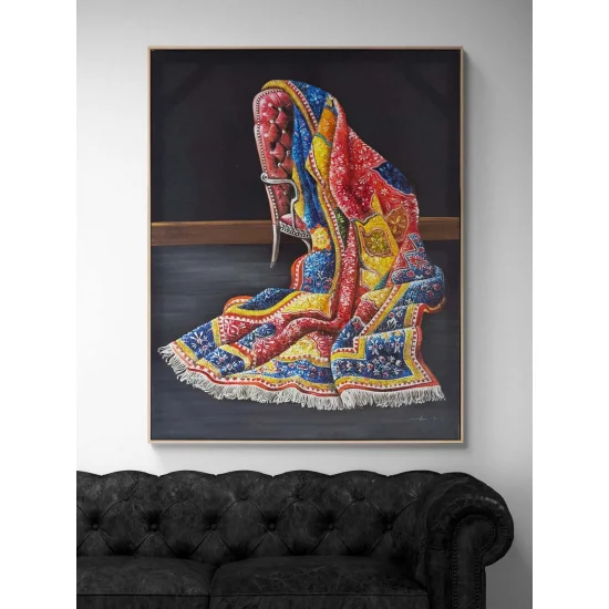 Geleneklerin Gölgesinde Yağlı Boya Tablosu