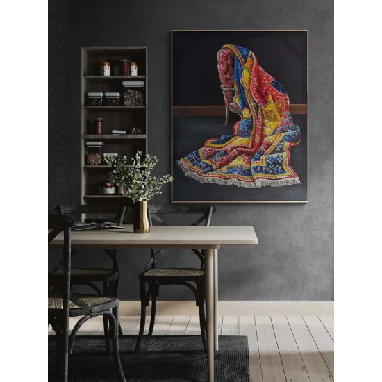 Geleneklerin Gölgesinde Yağlı Boya Tablosu