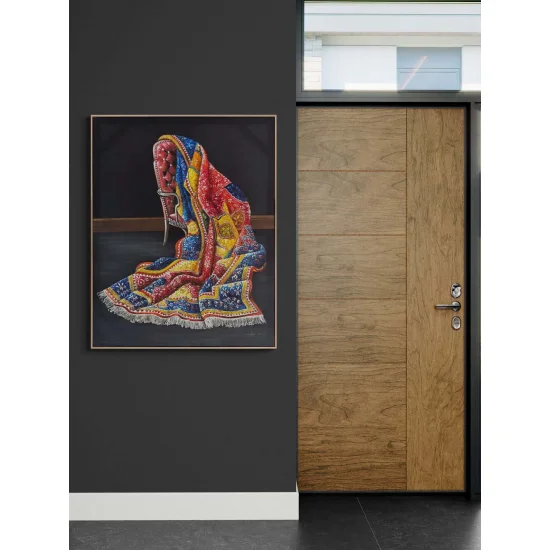 Geleneklerin Gölgesinde Yağlı Boya Tablosu