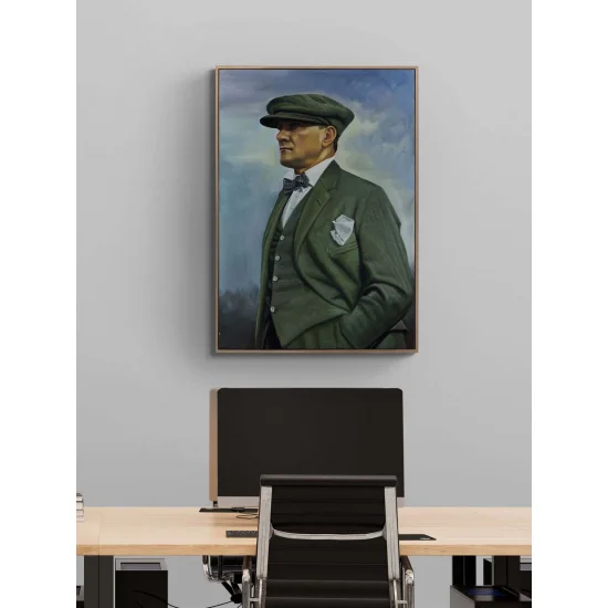 Cumhuriyet Işığı Yağlı Boya Tablosu