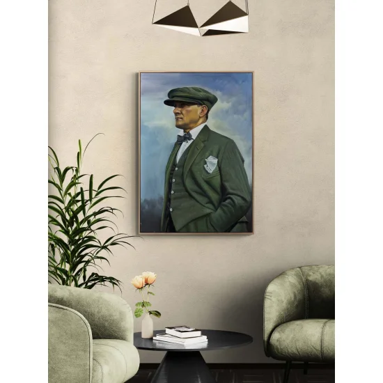 Cumhuriyet Işığı Yağlı Boya Tablosu