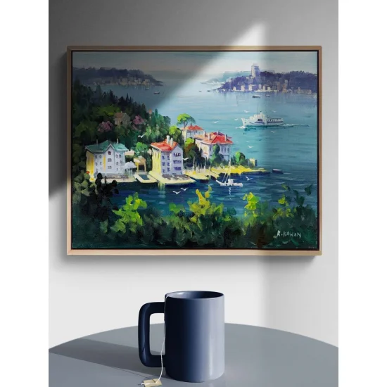 Yalıların Esintisi Yağlı Boya Tablosu