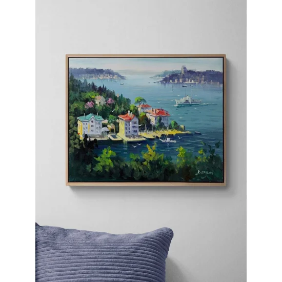 Yalıların Esintisi Yağlı Boya Tablosu