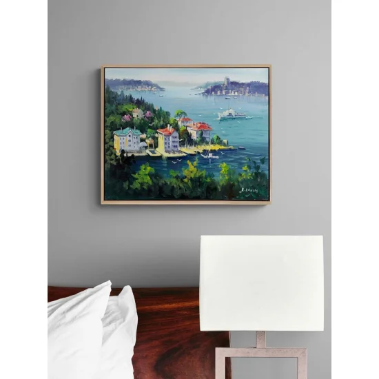 Yalıların Esintisi Yağlı Boya Tablosu