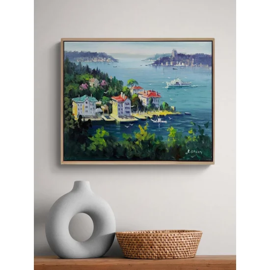 Yalıların Esintisi Yağlı Boya Tablosu