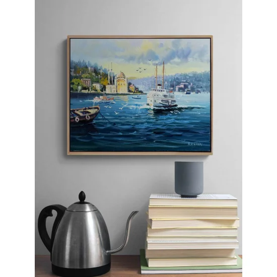 Ortaköyde Gün Yağlı Boya Tablosu