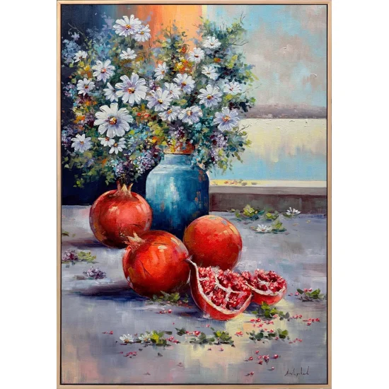 Elegance in Still Life Oil Painting