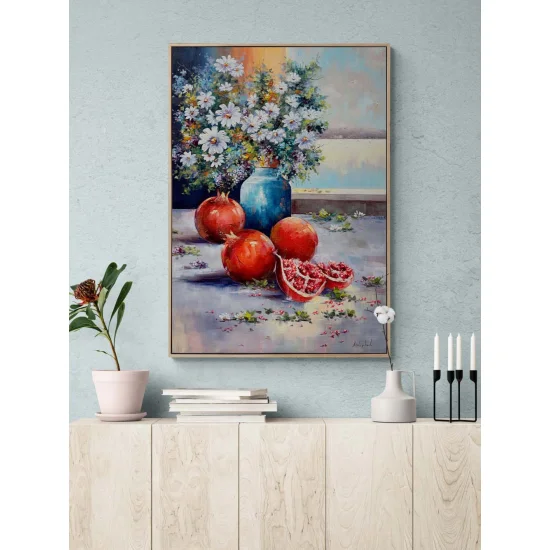 Elegance in Still Life Oil Painting