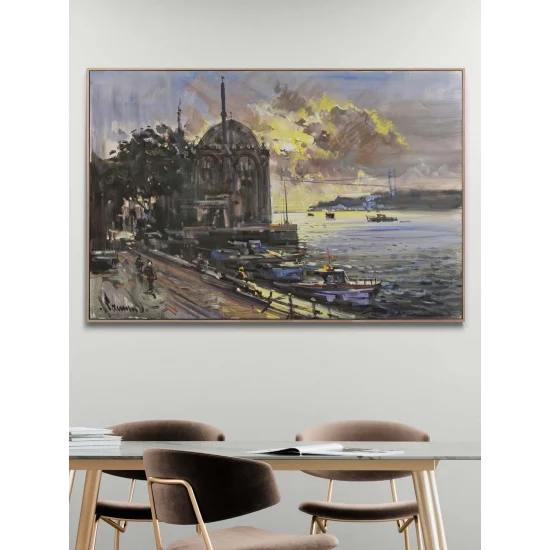 Sunrise in Ortaköy Oil Painting