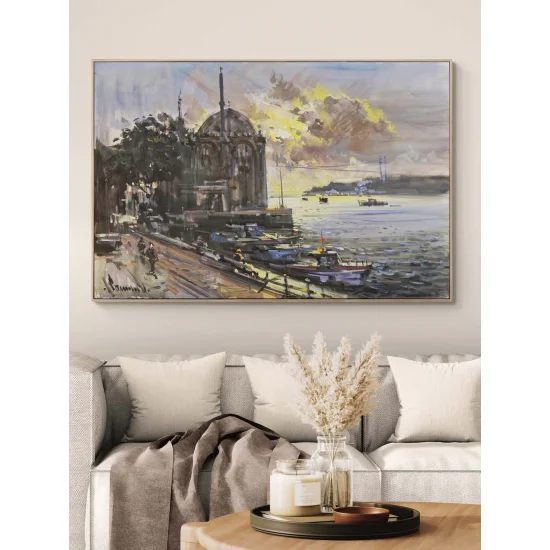 Sunrise in Ortaköy Oil Painting