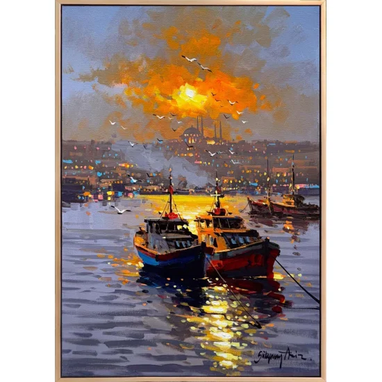 Silence on the Golden Horn Oil Painting