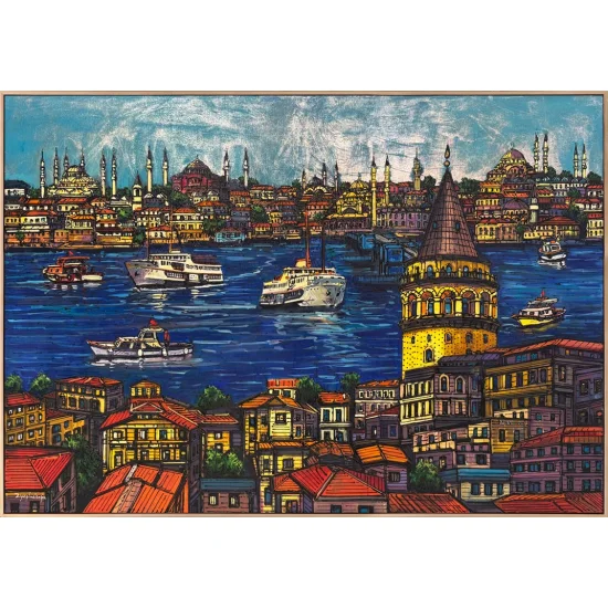 Silent City on the Golden Horn Oil Painting