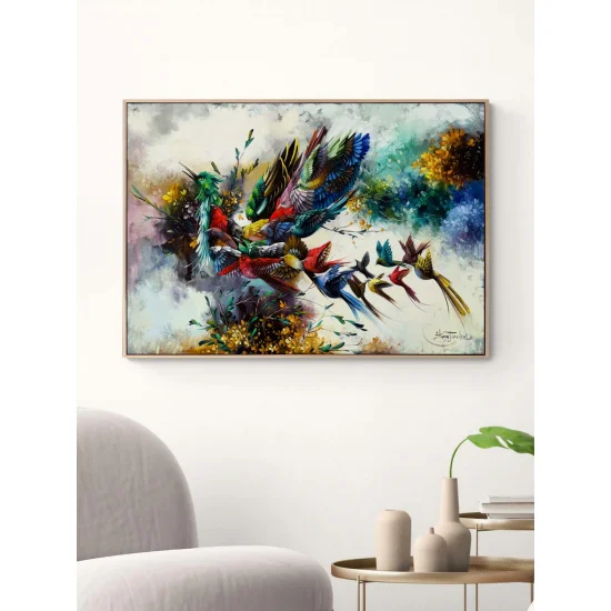 Simurgh of Colors Oil Painting